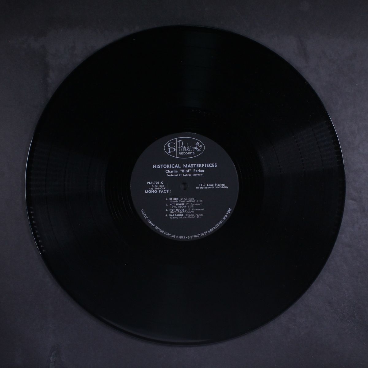 historical masterpieces by CHARLIE PARKER