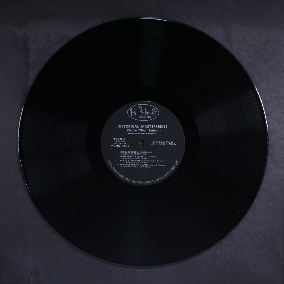 historical masterpieces by CHARLIE PARKER