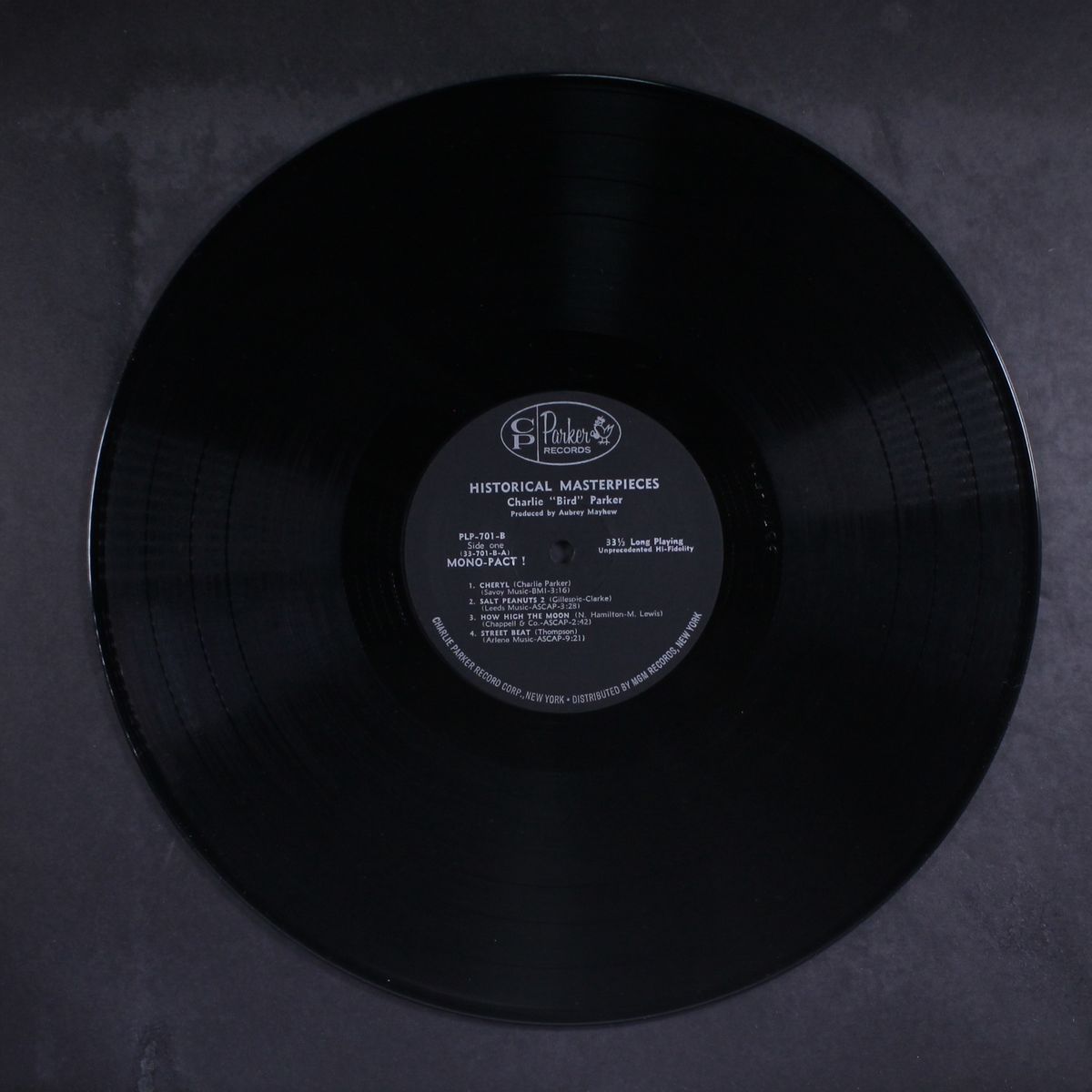 historical masterpieces by CHARLIE PARKER