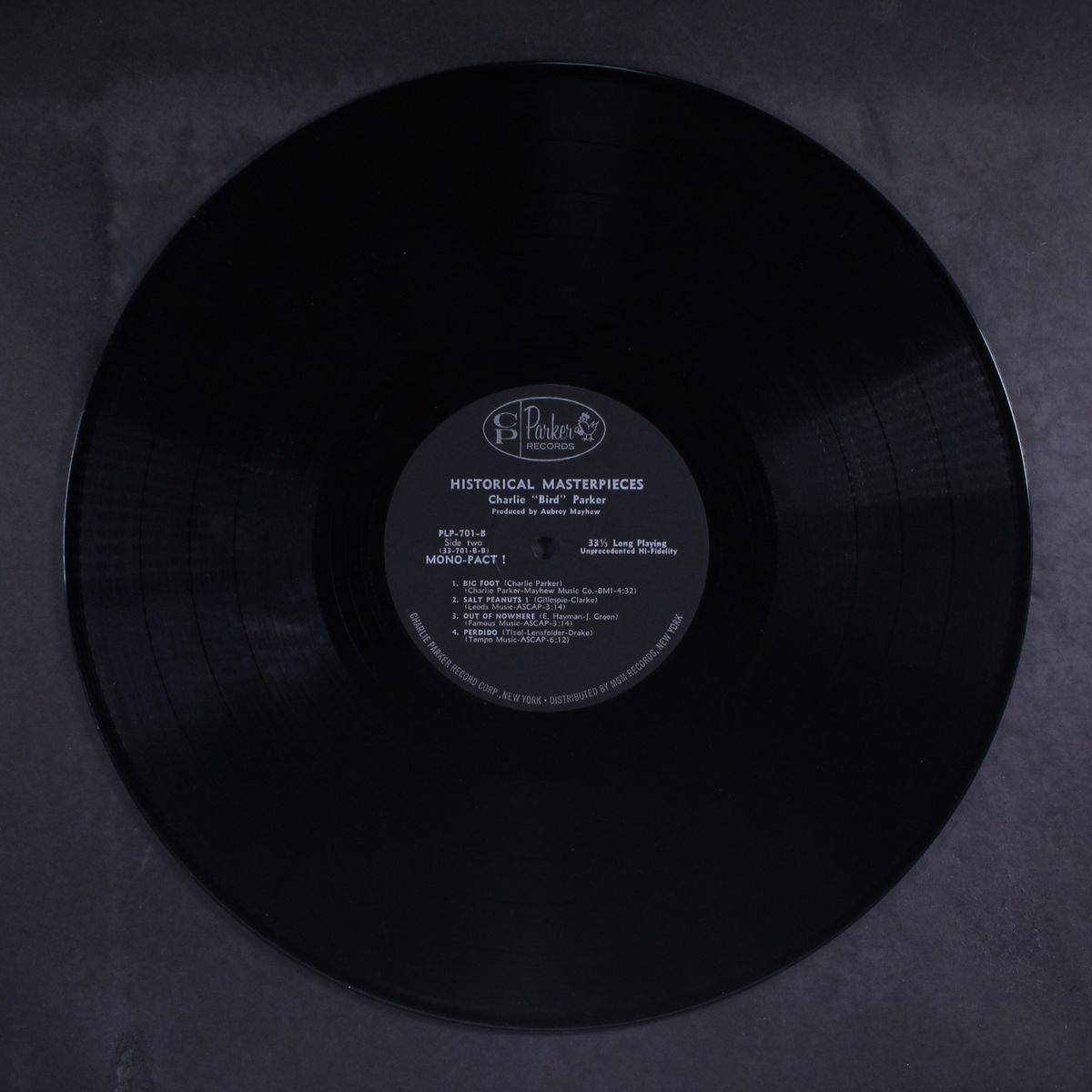 historical masterpieces by CHARLIE PARKER