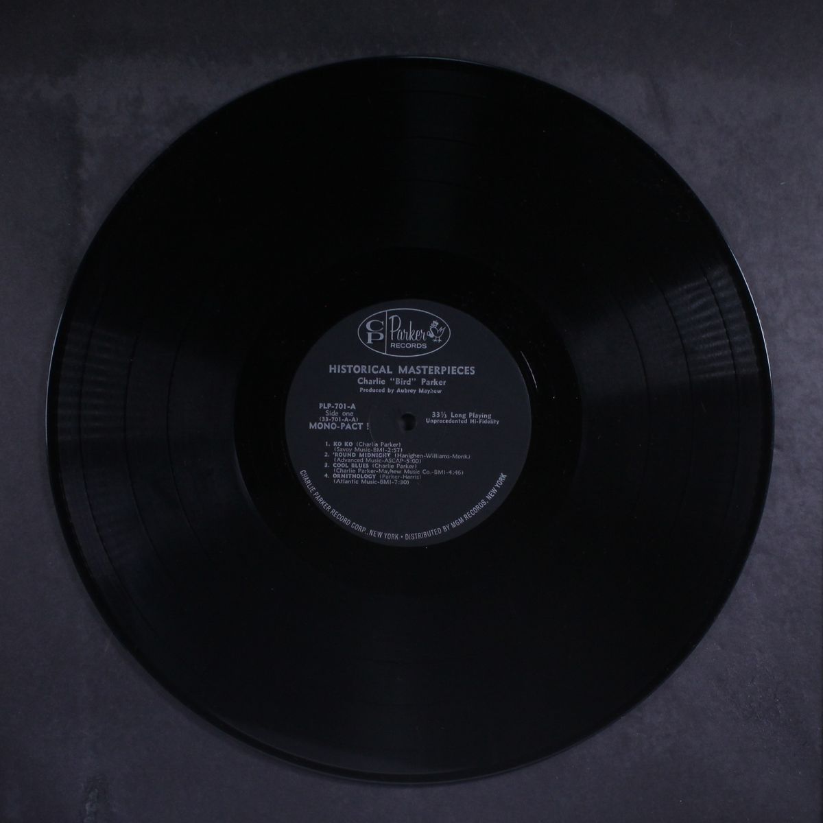 historical masterpieces by CHARLIE PARKER