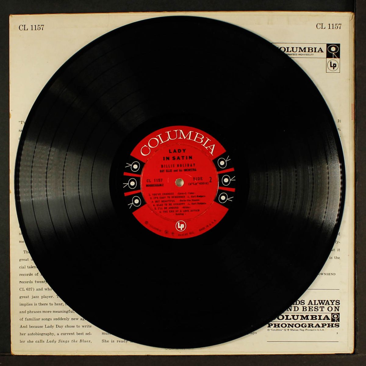 lady in satin by BILLIE HOLIDAY