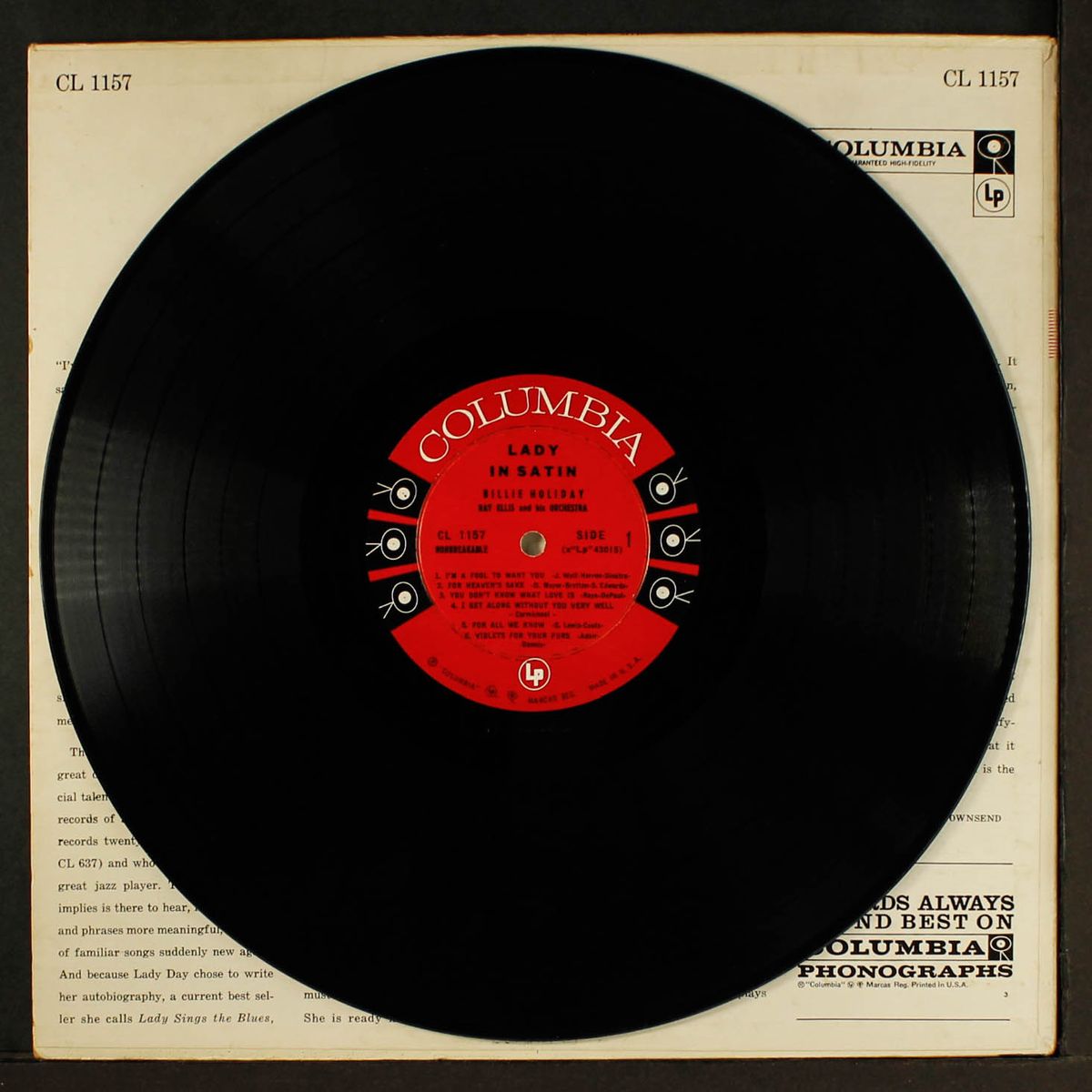 lady in satin by BILLIE HOLIDAY