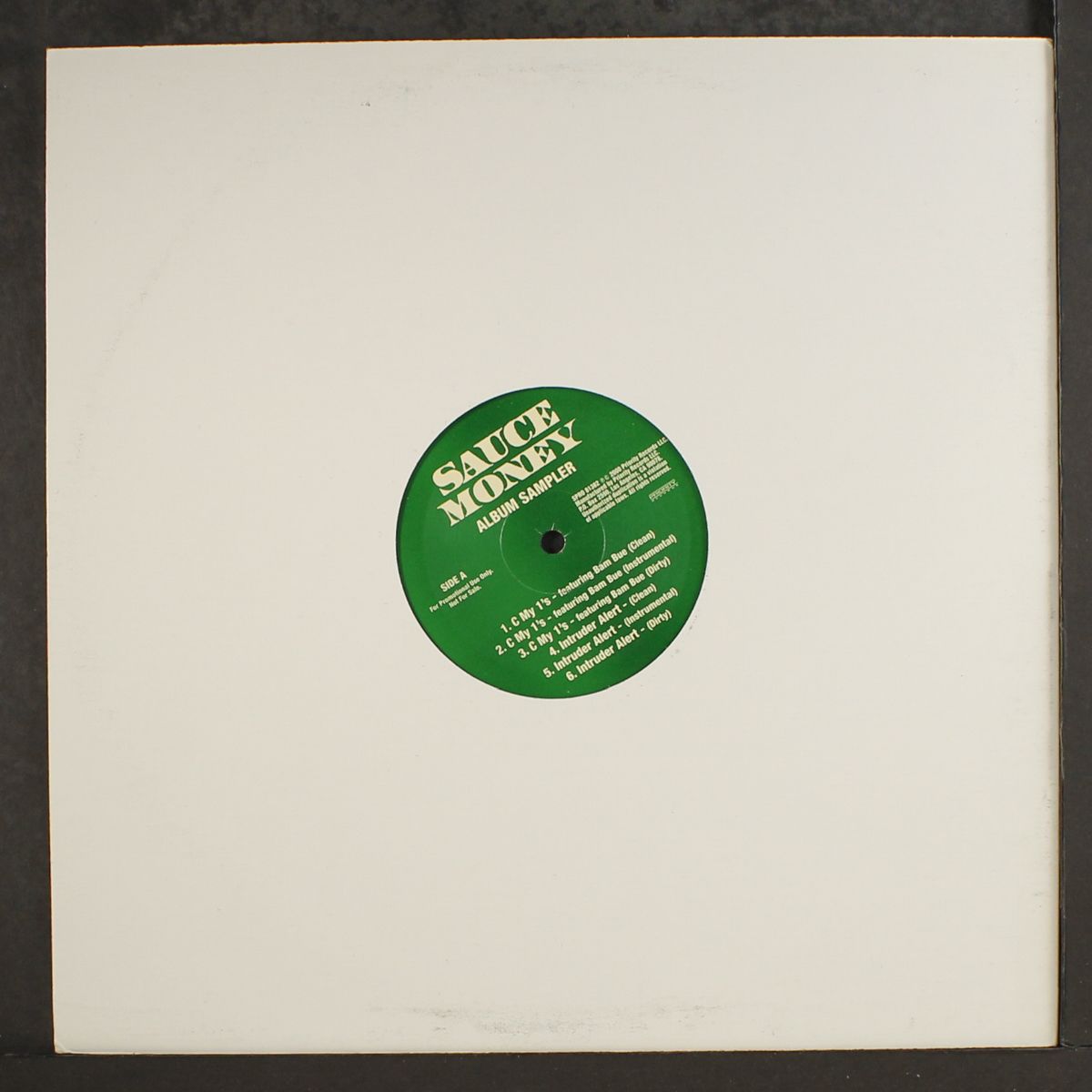 album sampler by SAUCE MONEY