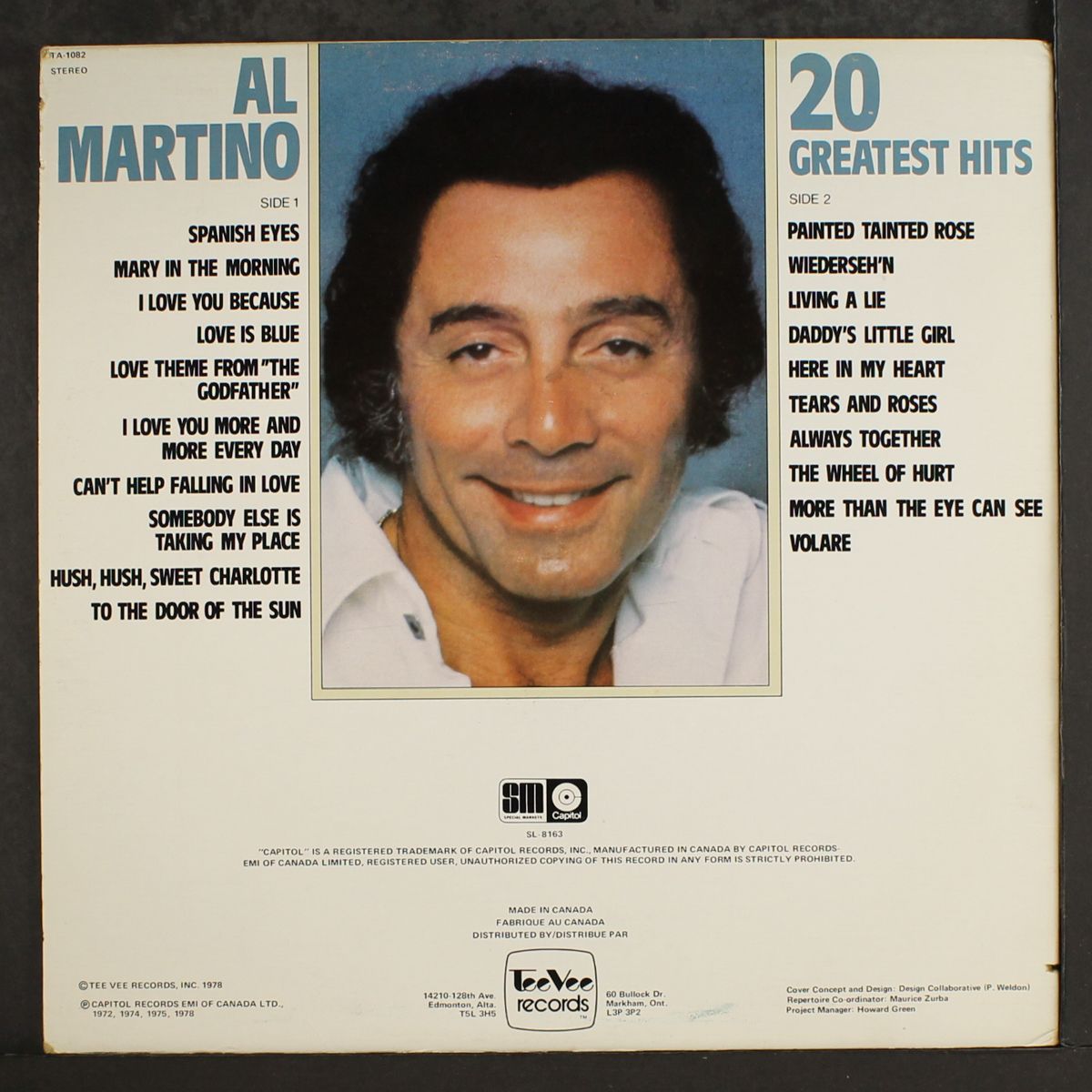 20 greatest hits by AL MARTINO