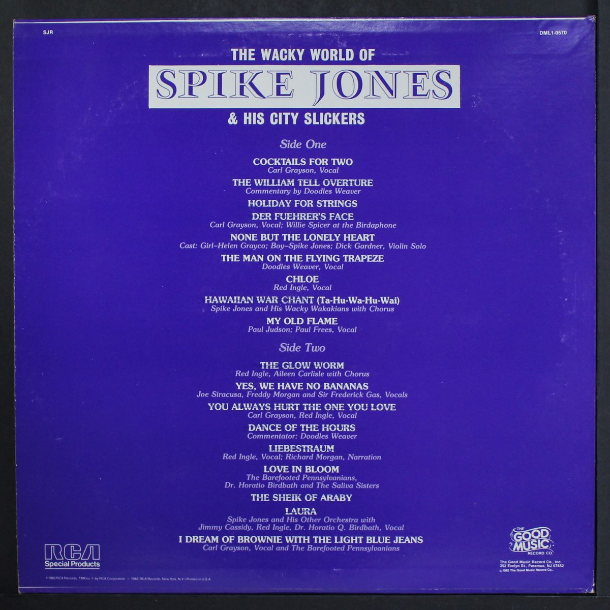the wacky world of by SPIKE JONES