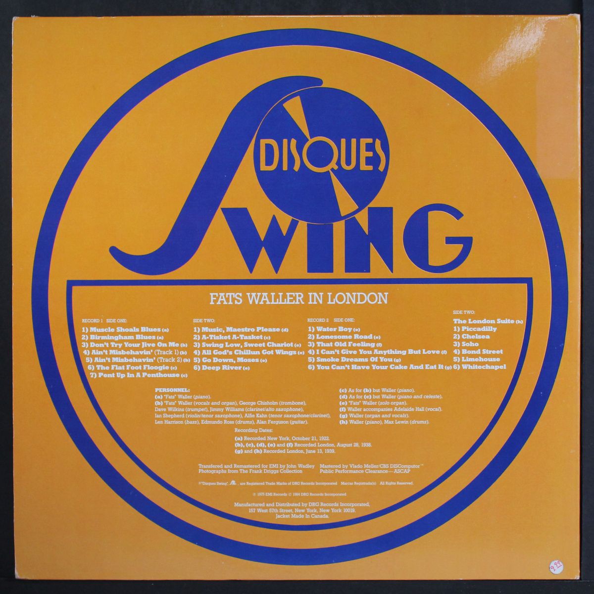 in london by FATS WALLER