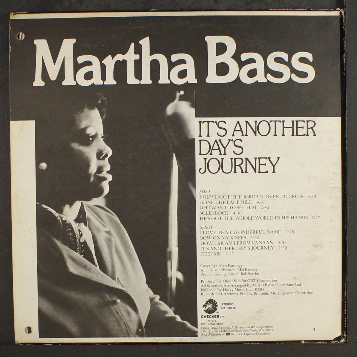 it's another day's journey by MARTHA BASS
