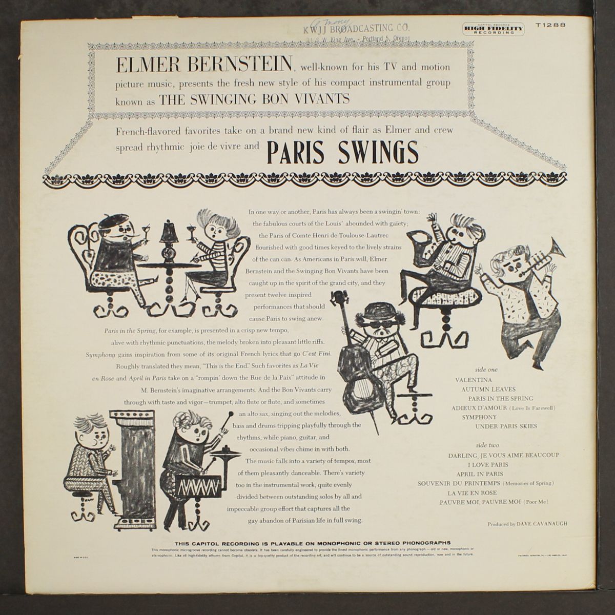 paris swings by ELMER BERNSTEIN