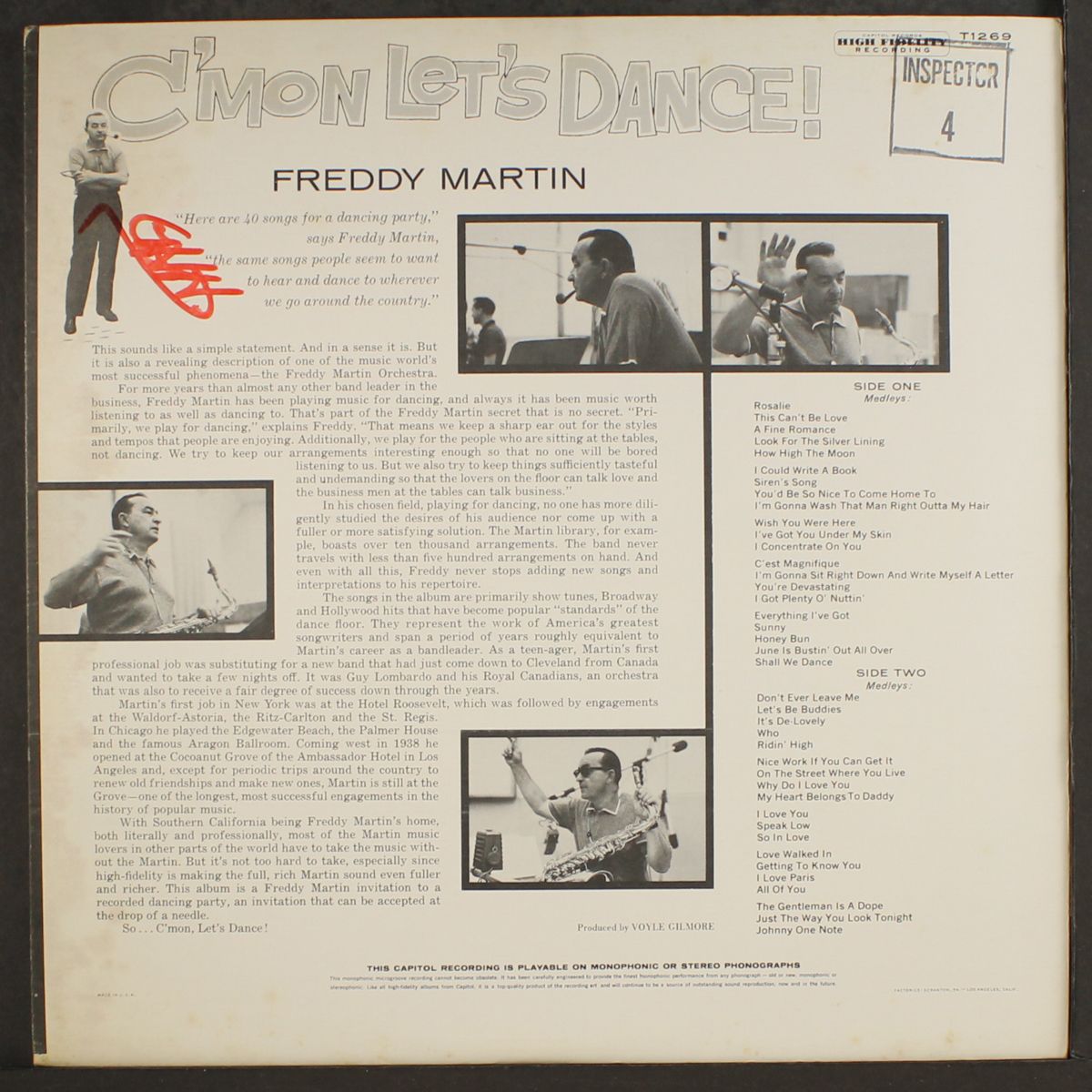 c'mon let's dance by FREDDY MARTIN