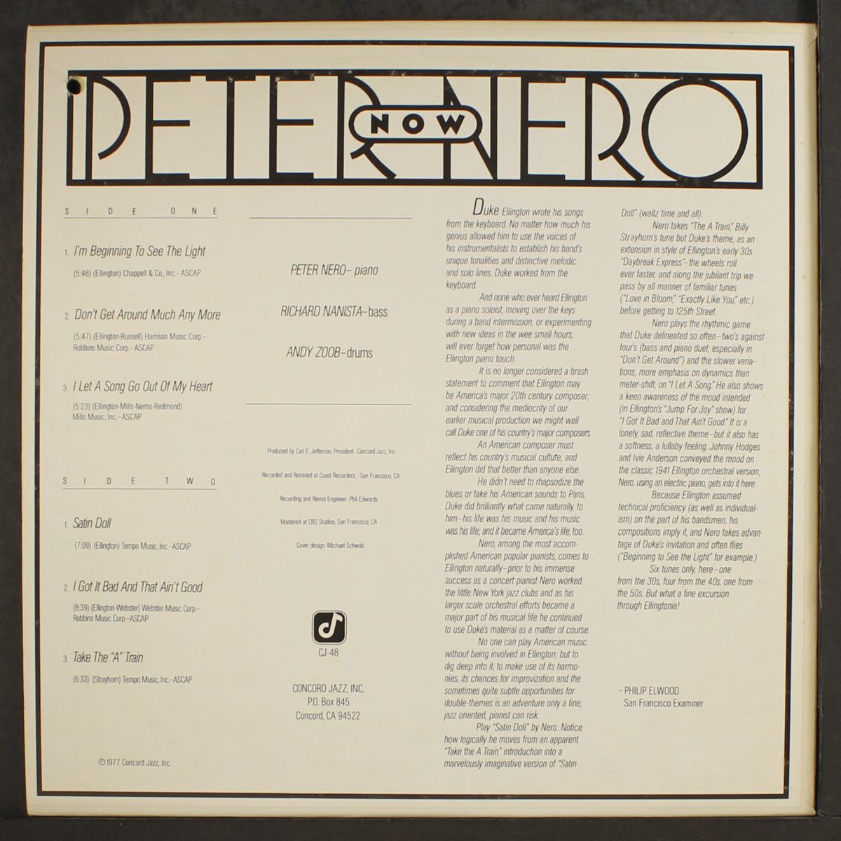 now by PETER NERO