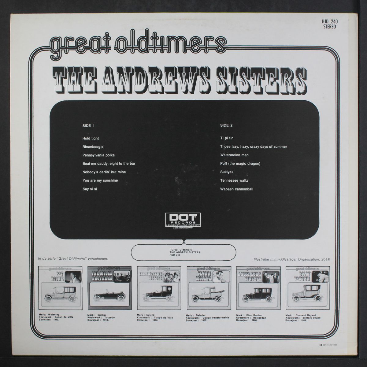 great oldtimers by ANDREWS SISTERS