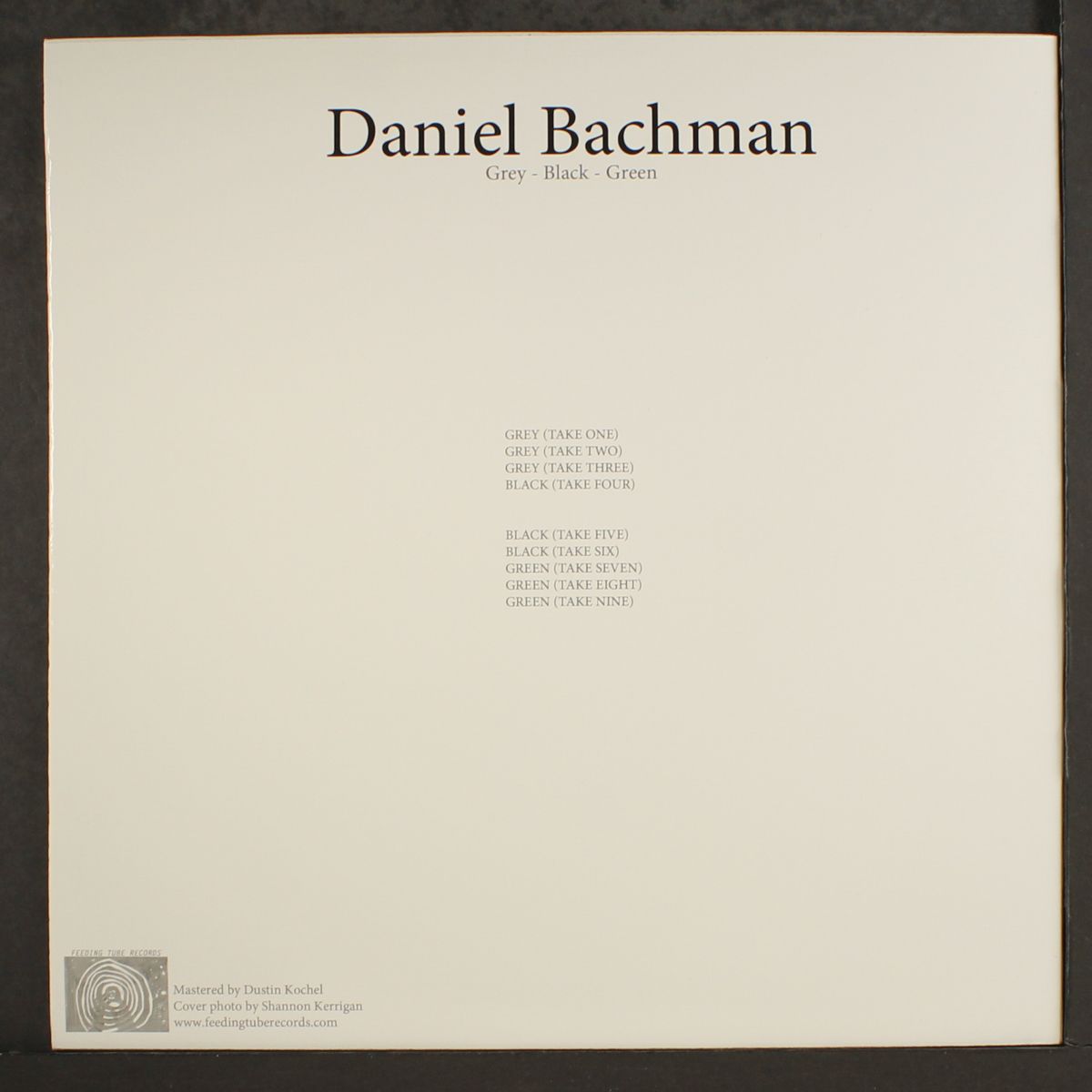 grey-black-green by DANIEL BACHMAN