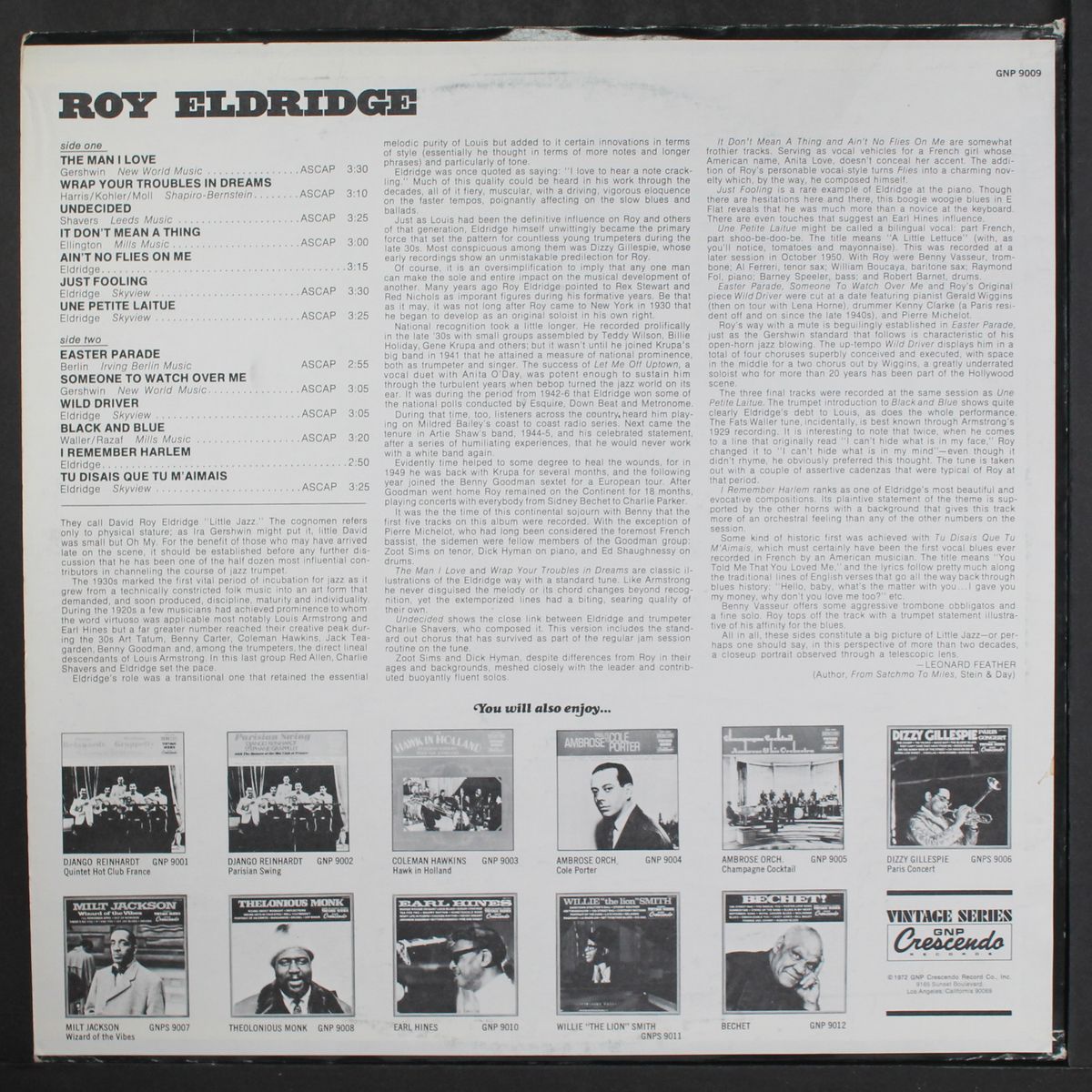 roy eldridge by ROY ELDRIDGE