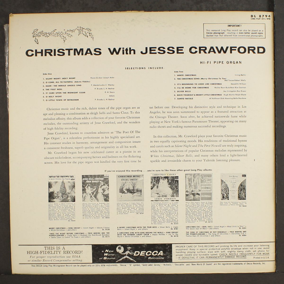 christmas with by JESSE CRAWFORD