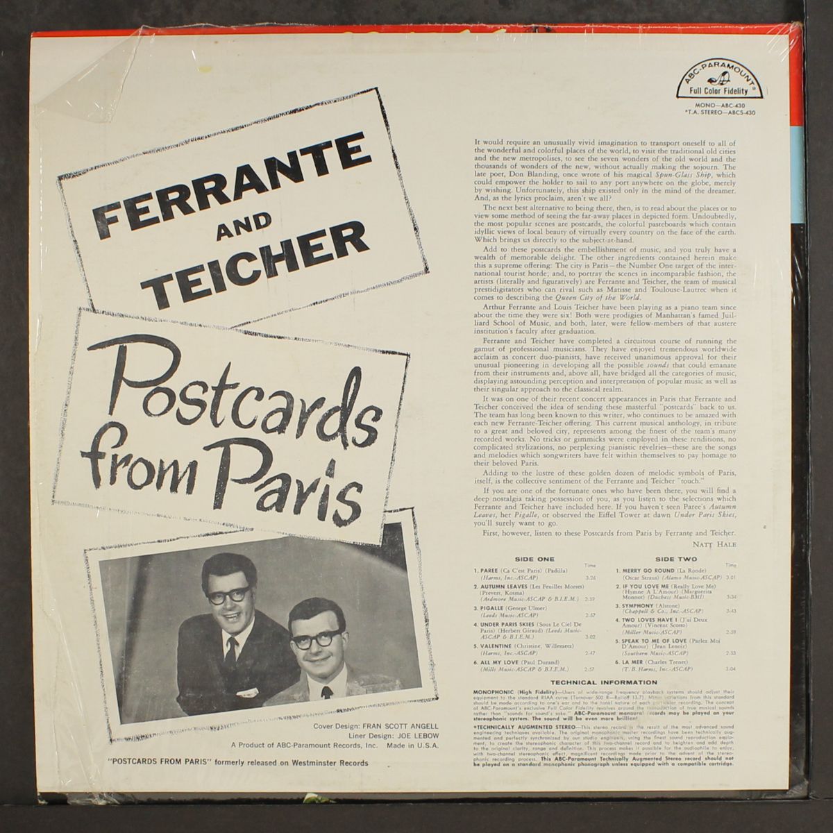 postcards from paris by FERRANTE & TEICHER
