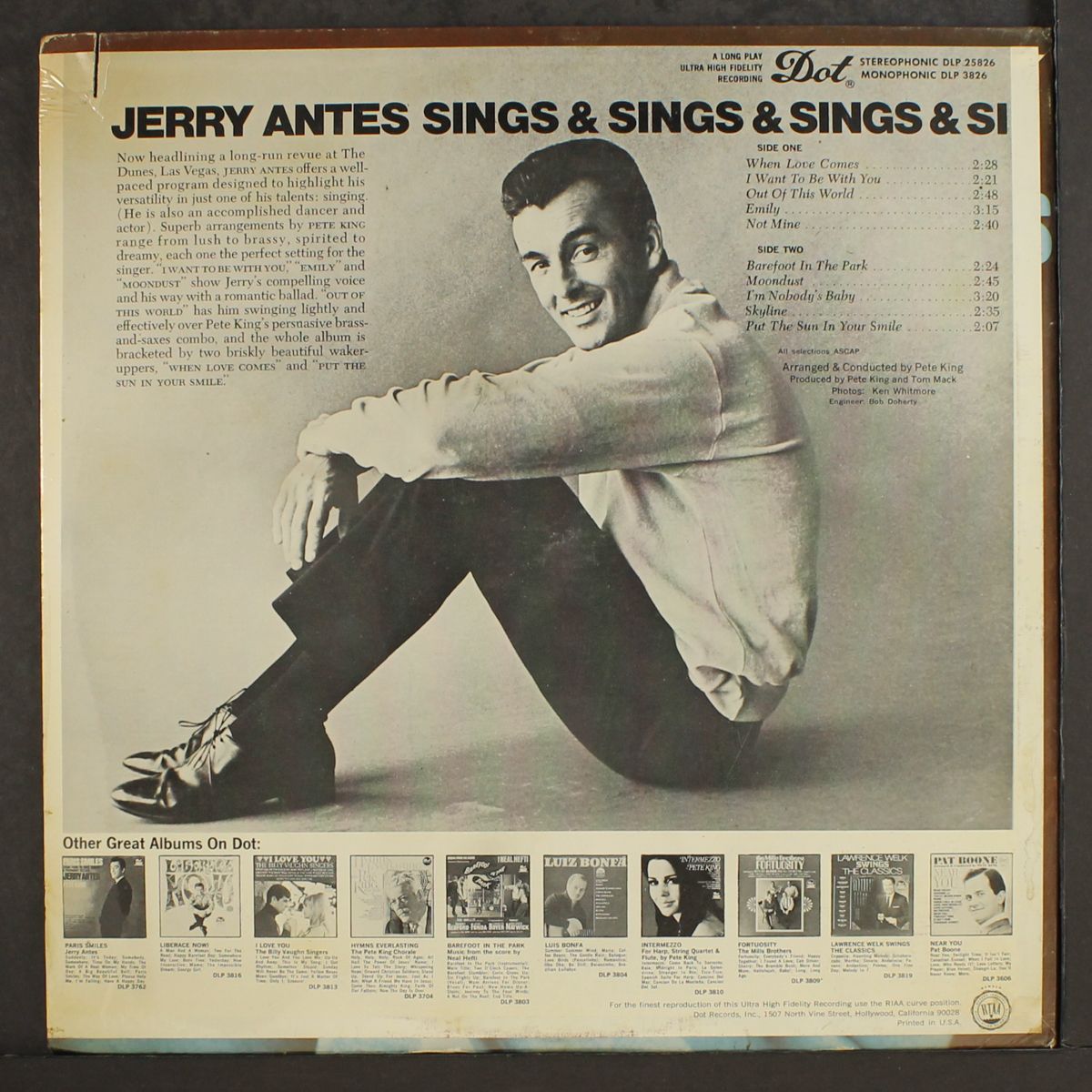 sings & sings & sings by JERRY ANTES