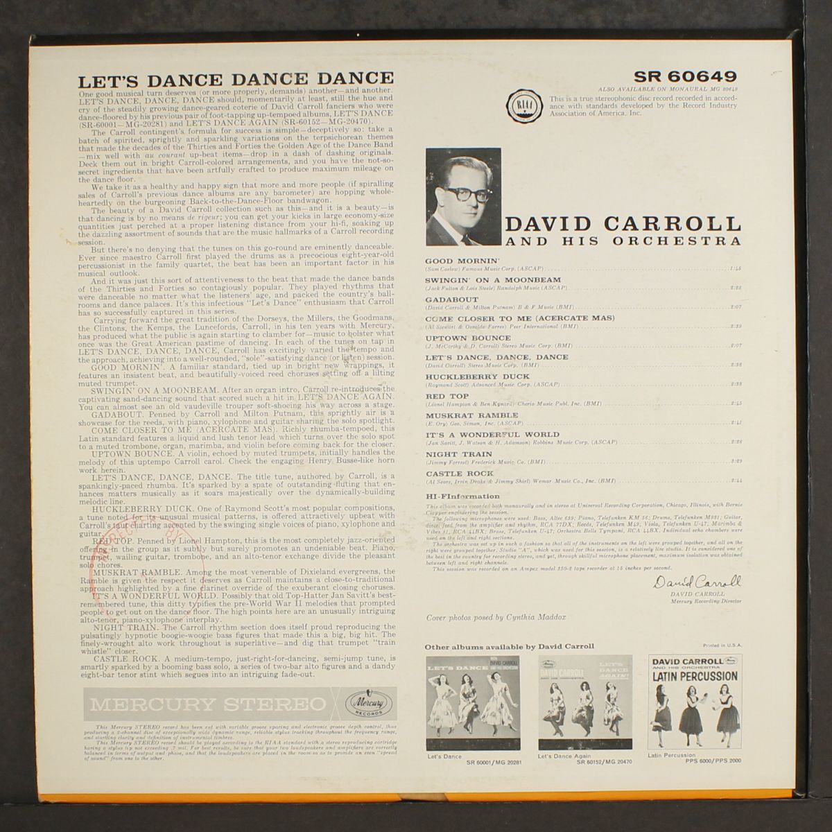 let's dance dance dance by DAVID CARROLL