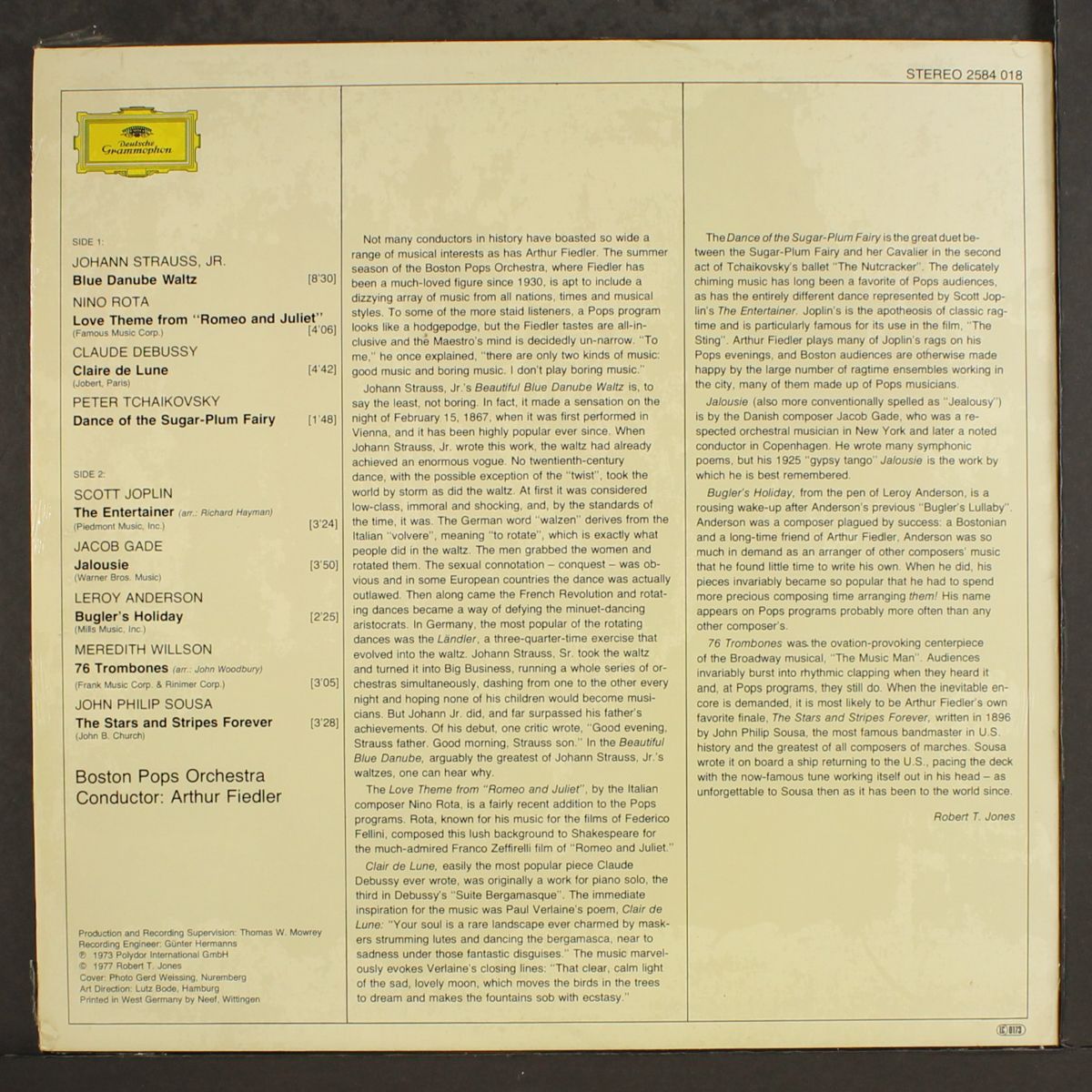 encores by ARTHUR FIEDLER & BOSTON POPS