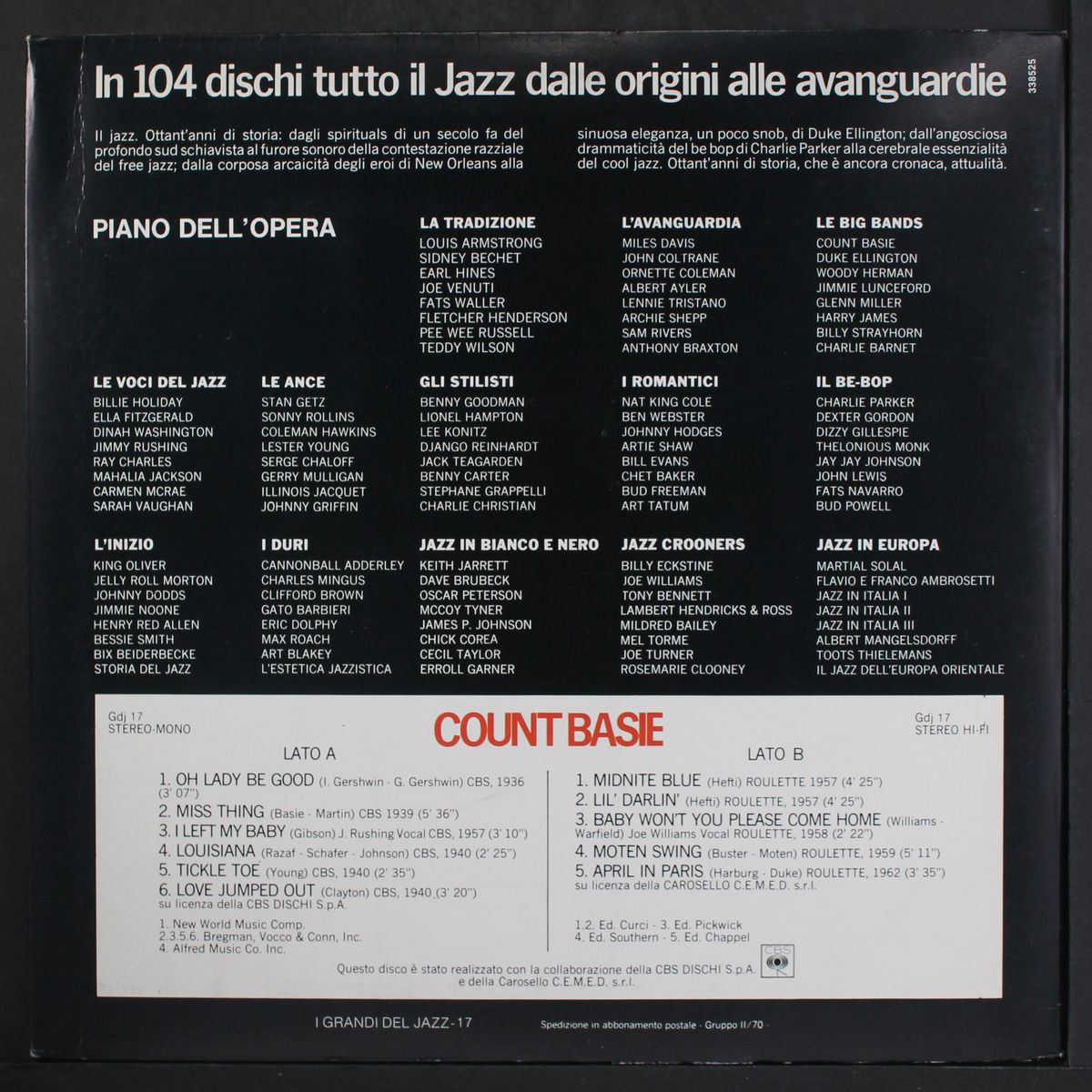 i grandi del jazz by COUNT BASIE