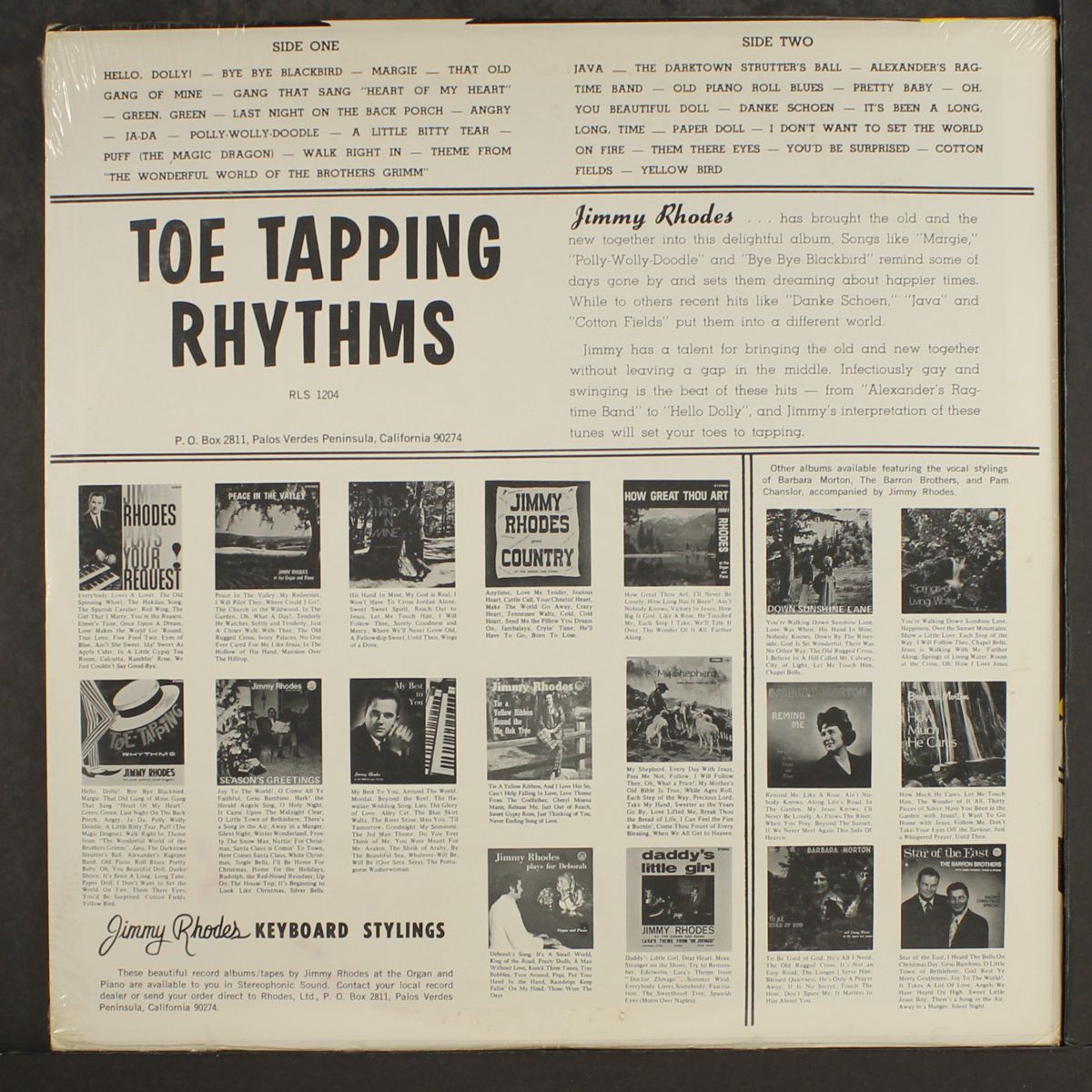 toe-tapping rhythms by JIMMY RHODES