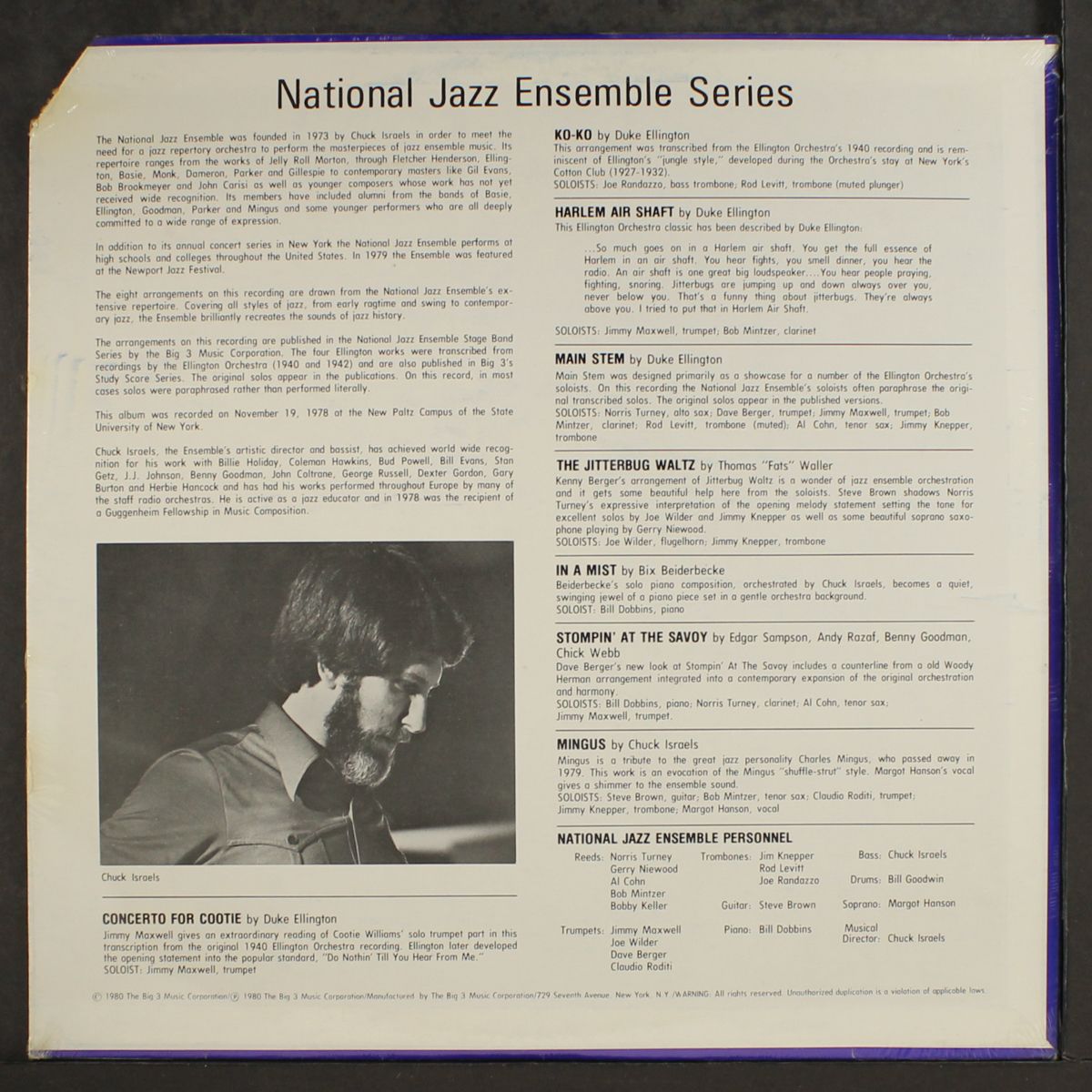 national jazz ensemble series by NATIONAL JAZZ ENSEMBLE