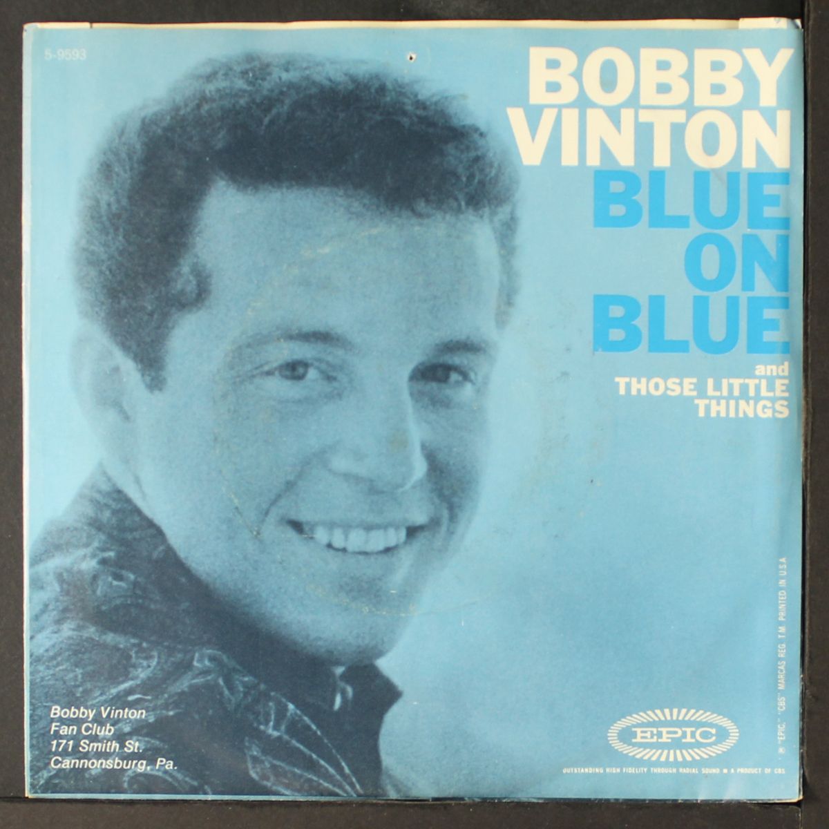 blue on blue by BOBBY VINTON