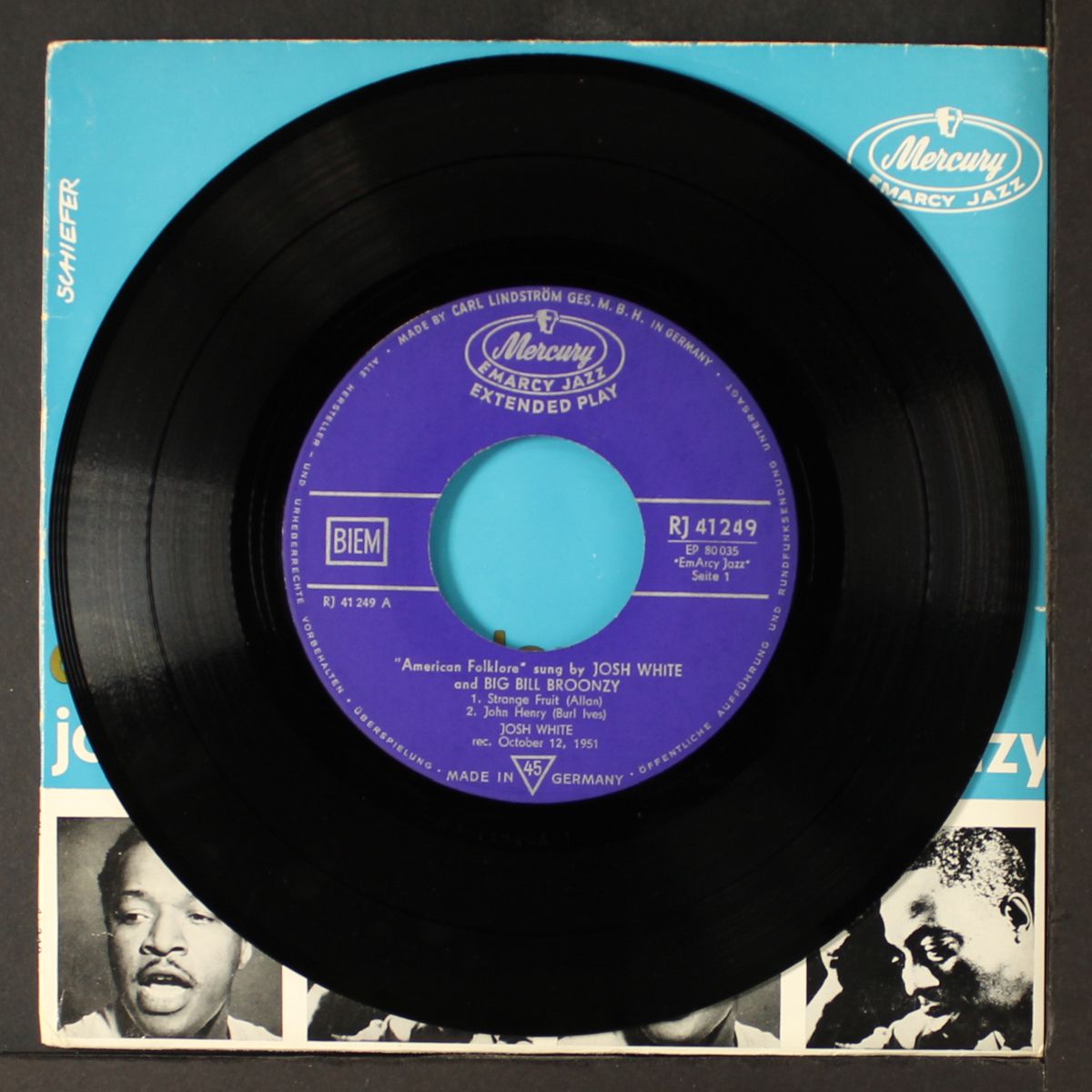american folklore by JOSH WHITE & BIG BILL BROONZY