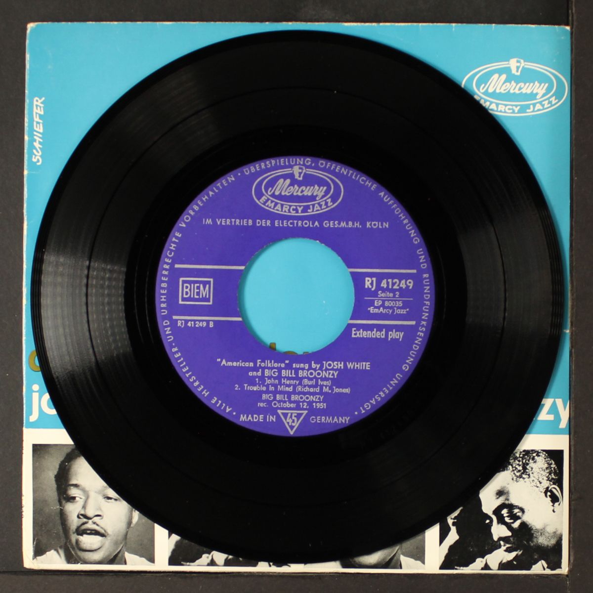 american folklore by JOSH WHITE & BIG BILL BROONZY