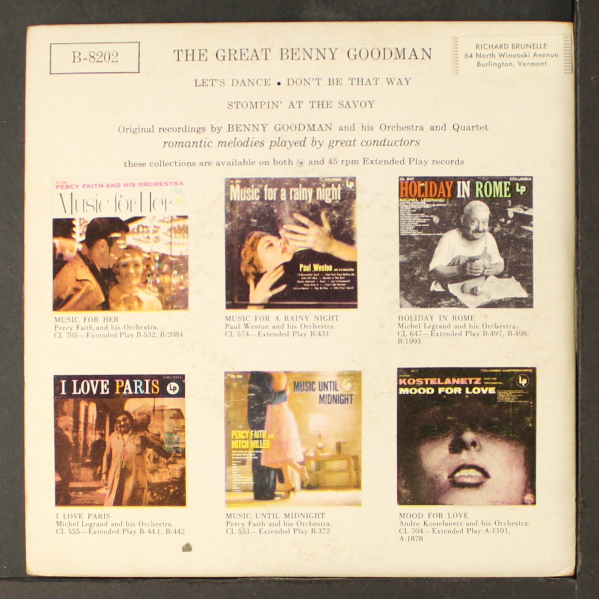 the great by BENNY GOODMAN