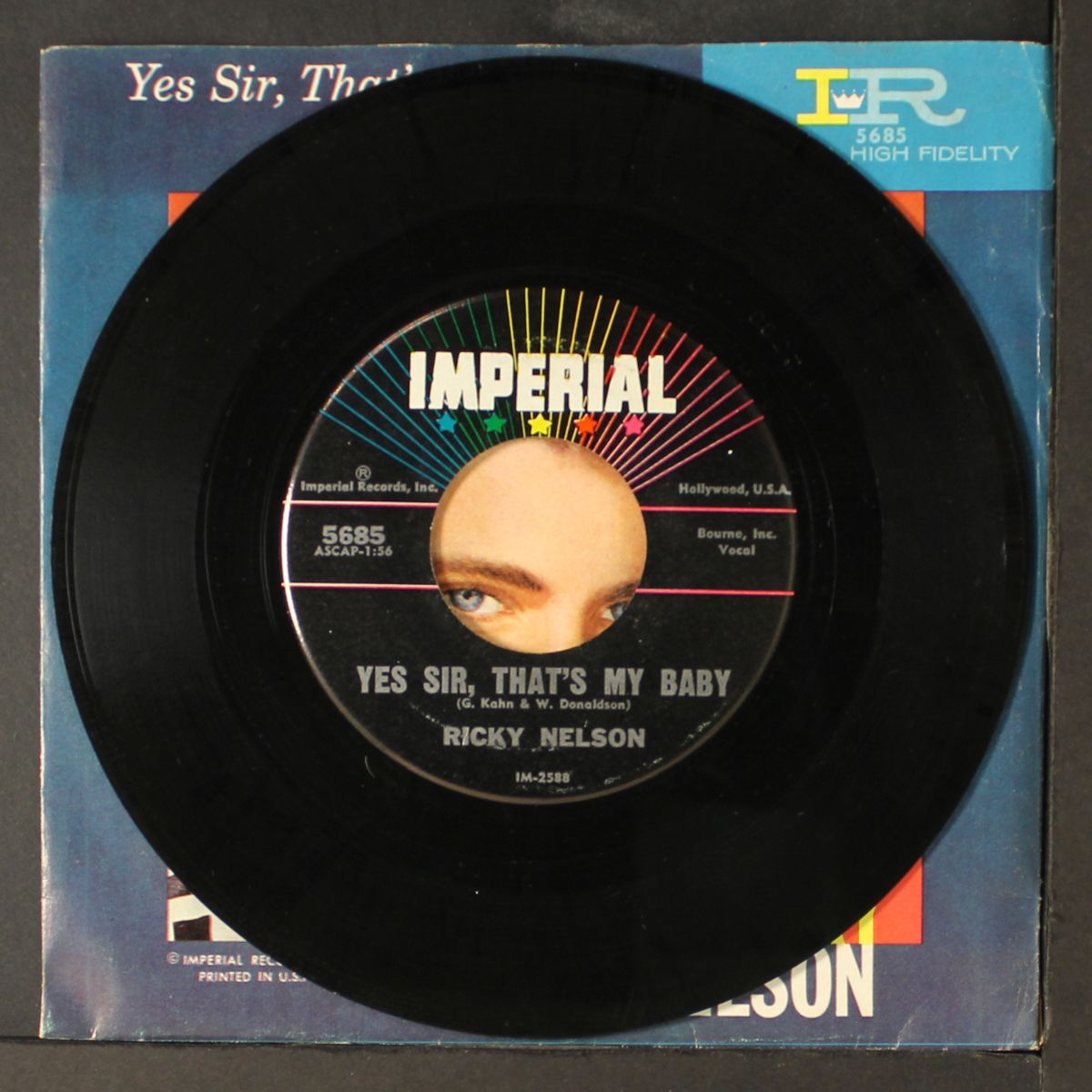 yes sir that's my baby / i'm not afraid by RICKY NELSON
