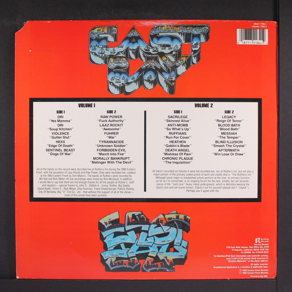eastern front 3: live at ruthie's inn by VARIOUS