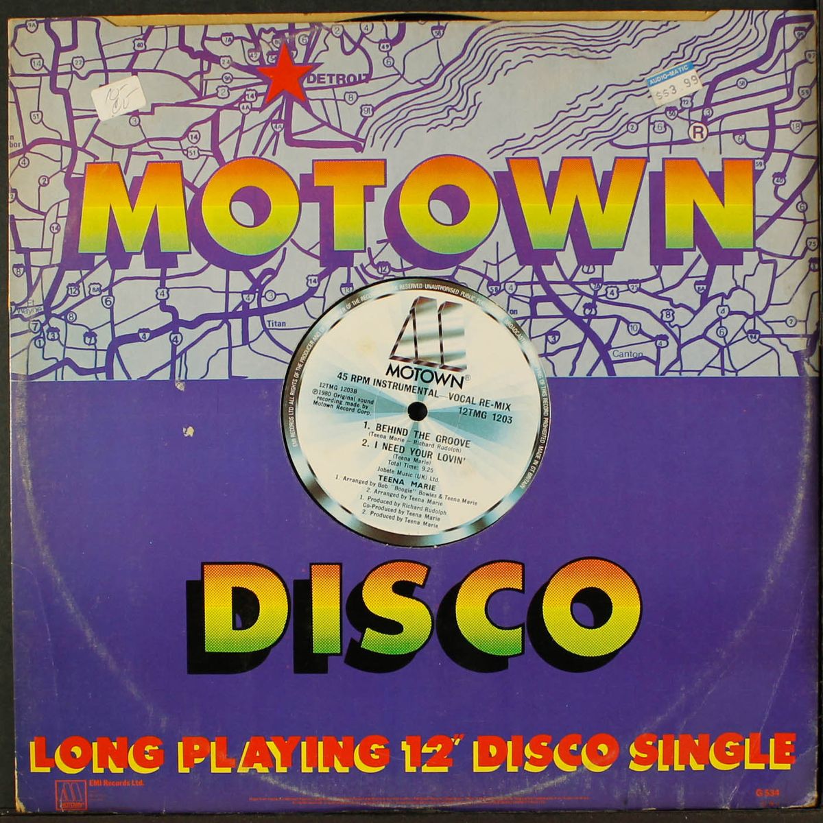 i need your lovin' / behind the groove by TEENA MARIE