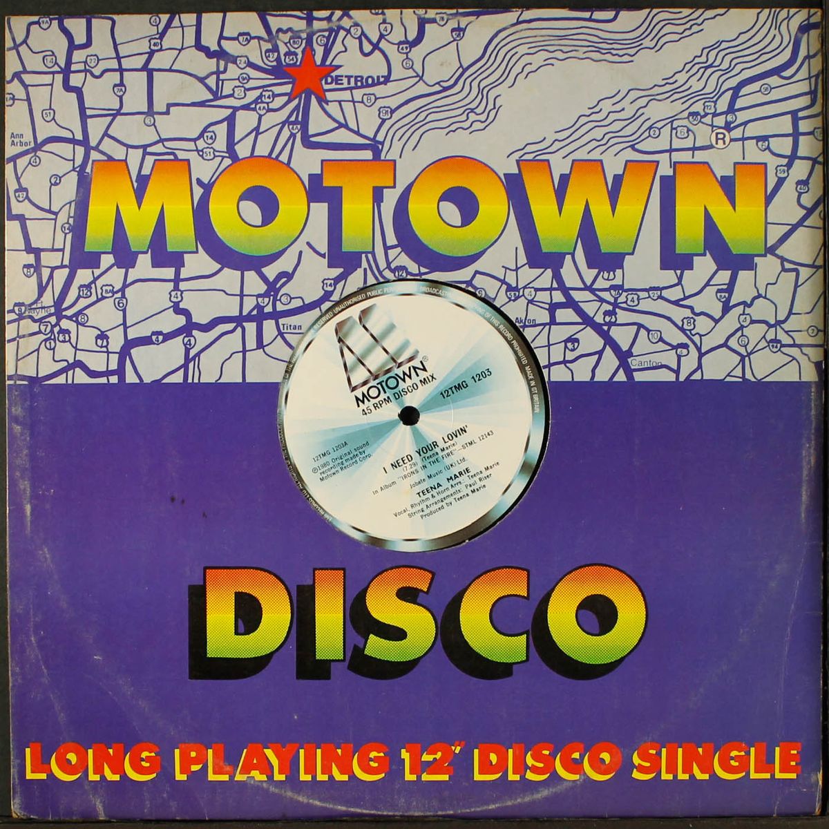 i need your lovin' / behind the groove by TEENA MARIE