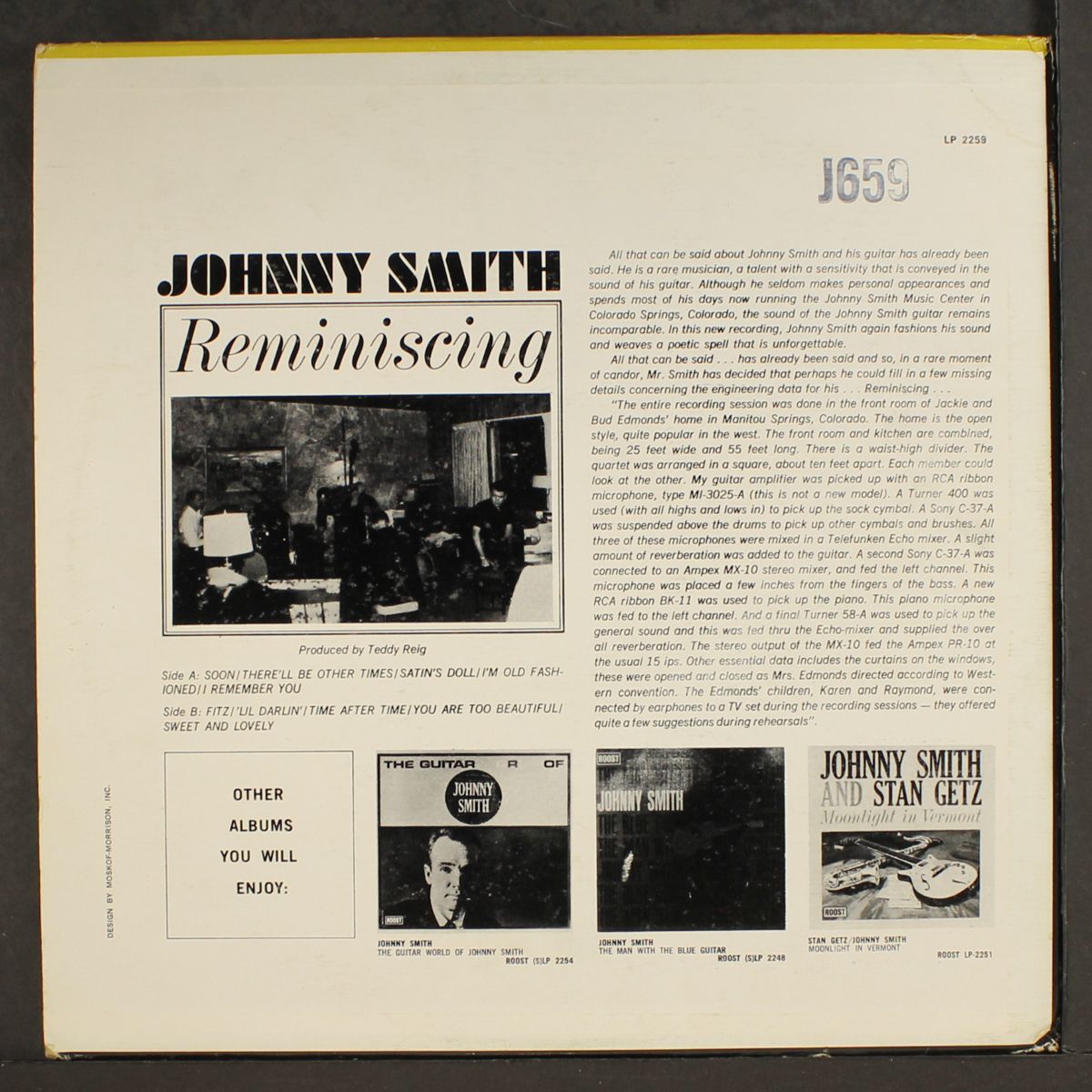 reminiscing by JOHNNY SMITH