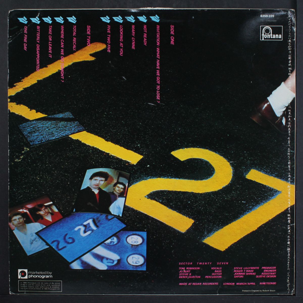 sector 27 by TOM ROBINSON