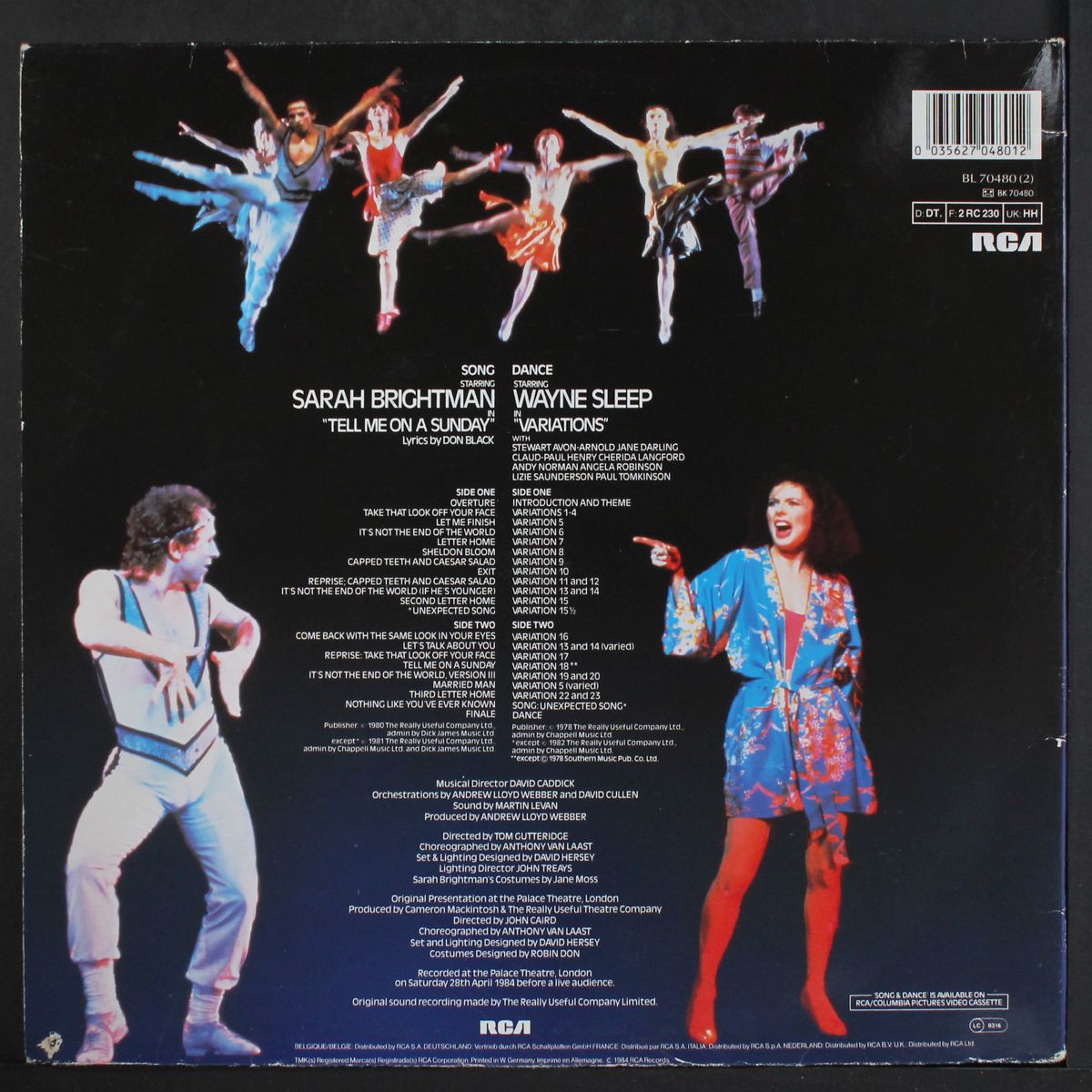 andrew lloyd webber's song & dance by ORIGINAL CAST