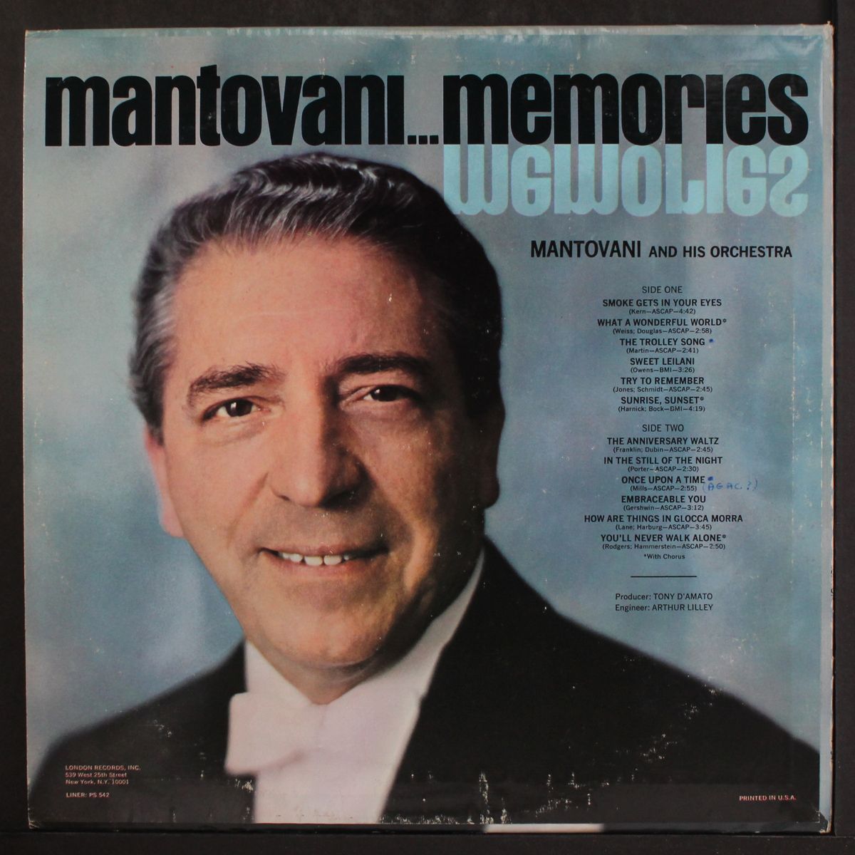 memories by MANTOVANI