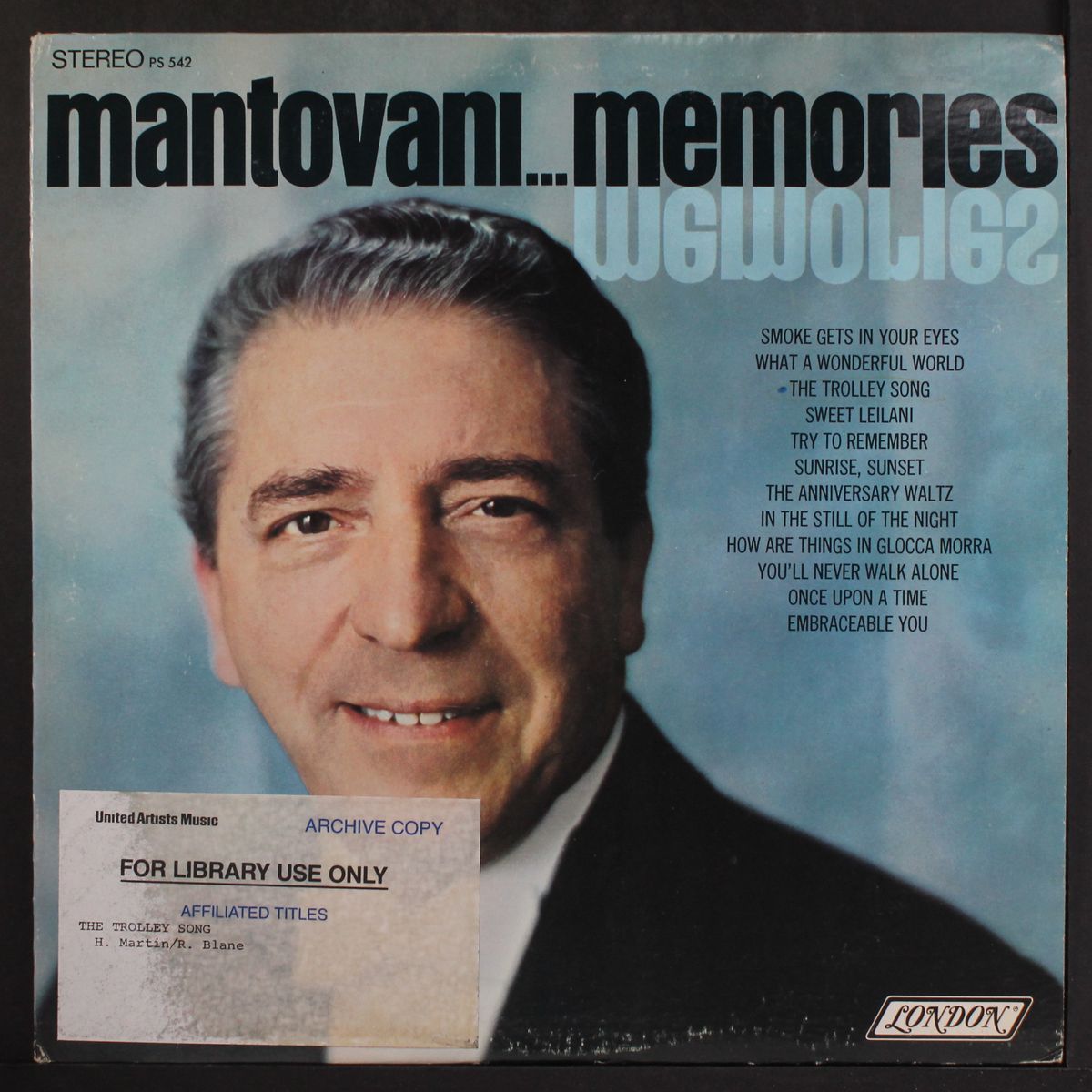 memories by MANTOVANI