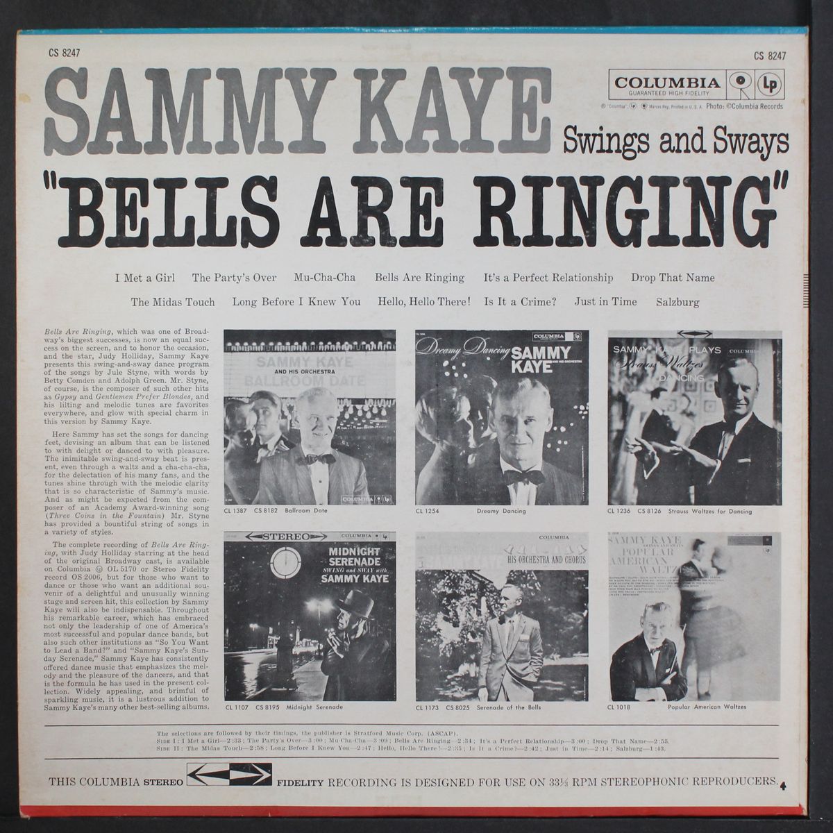 bells are ringing by SAMMY KAYE