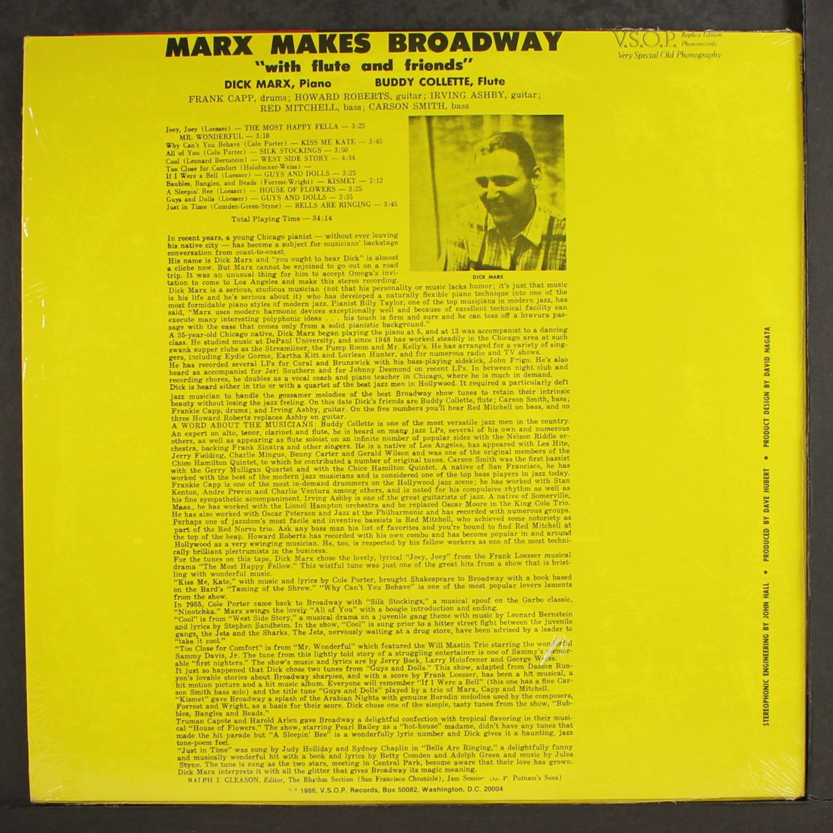 marx makes broadway by DICK MARX