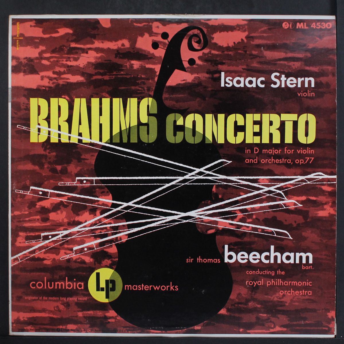 brahms: violin concerto in d major by ISAAC STERN