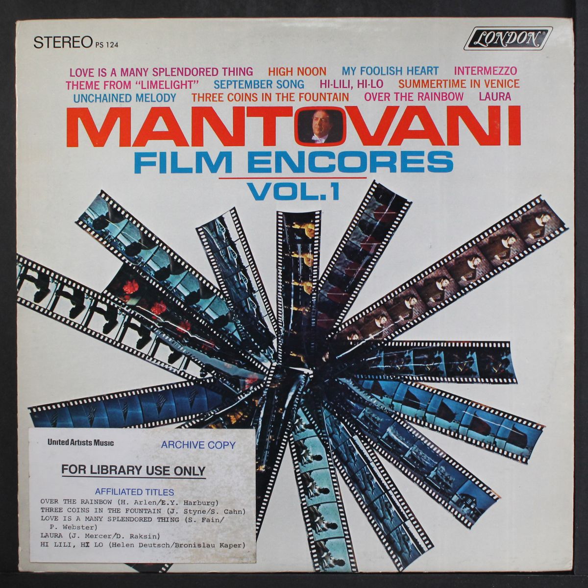 film encores, vol. 1 by MANTOVANI