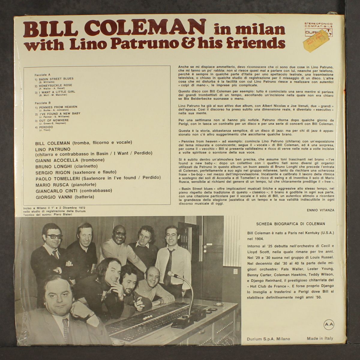 in milan by BILL COLEMAN