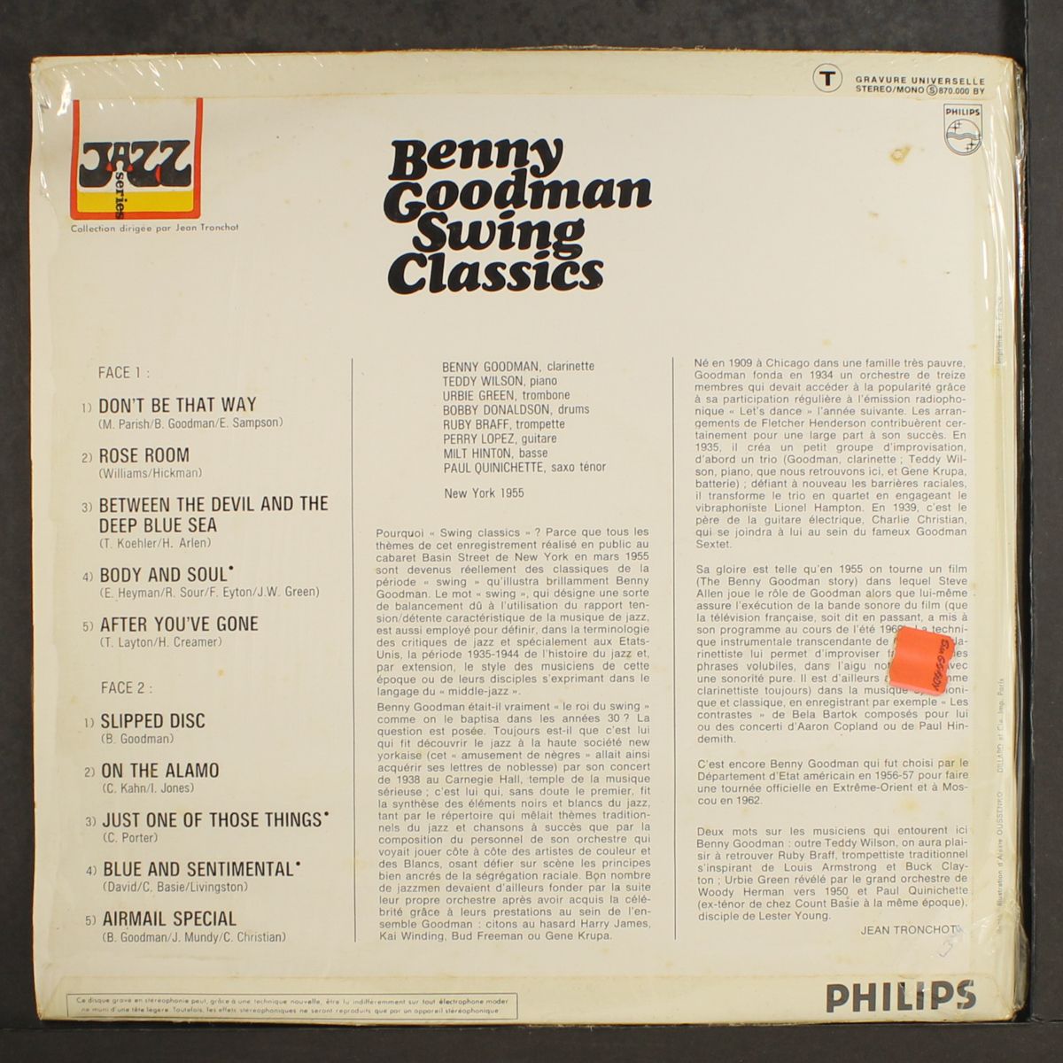 swing classics by BENNY GOODMAN