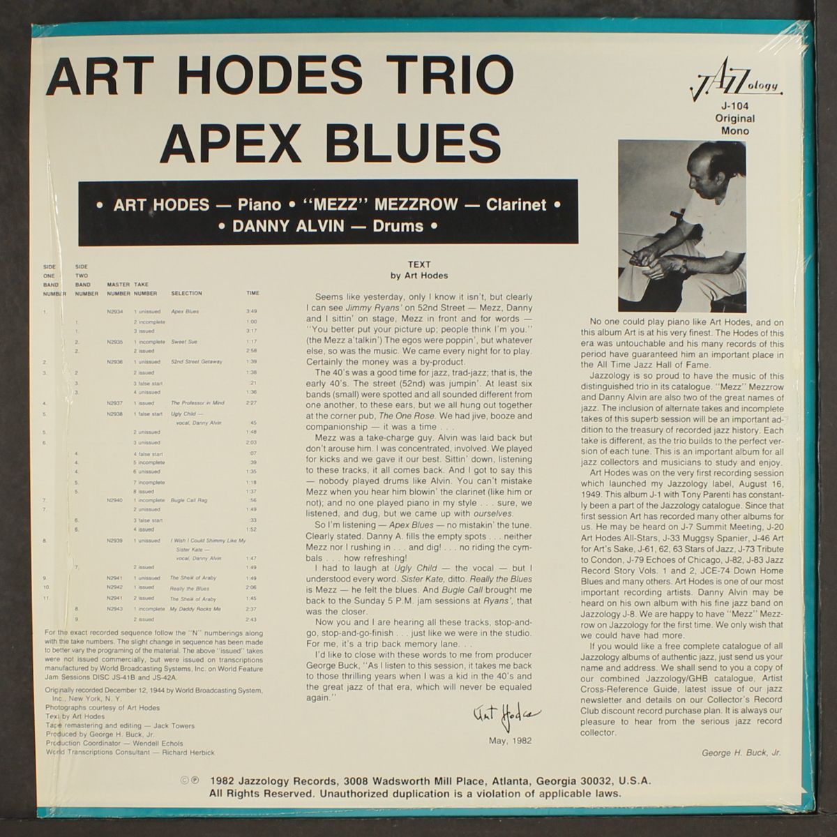apex blues by ART HODES