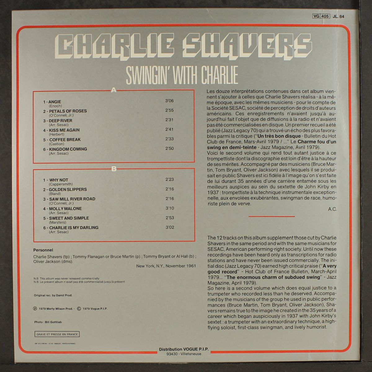 swingin' with charlie by CHARLIE SHAVERS