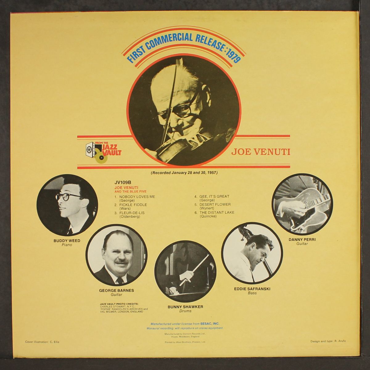 joe venuti and the blue five by JOE VENUTI