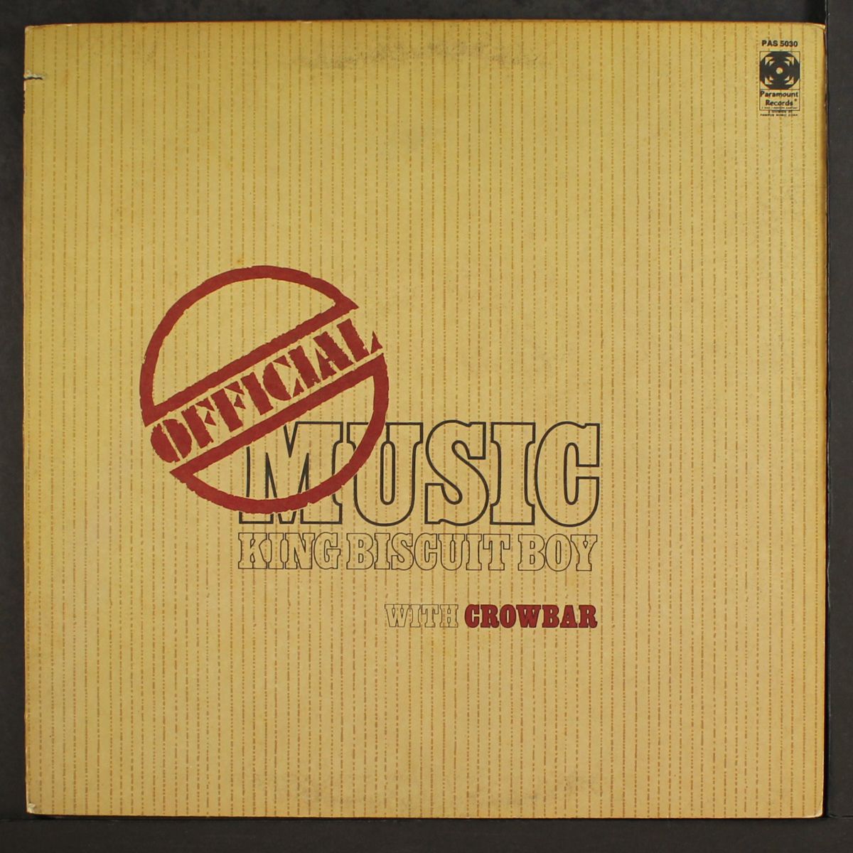 official music by KING BISCUIT BOY W/ CROWBAR