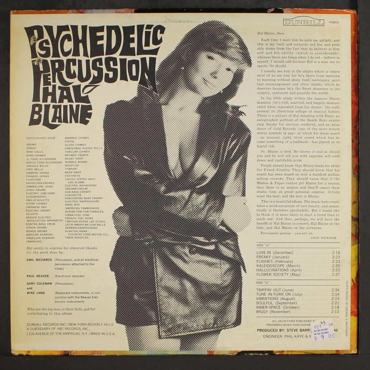psychedelic percussion by HAL BLAINE